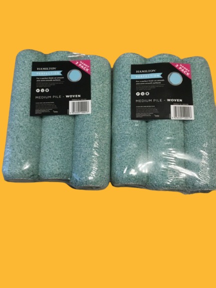 Hamilton Perfection 9 Inch Woven Paint Roller Set Of 6