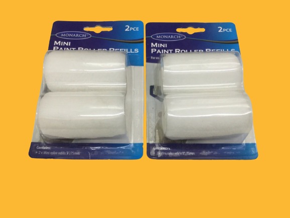 4 Brand New Monarch 3 Inch Paint Roller Sleeves