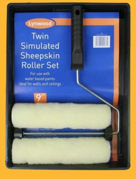 Lynwood Twin Sheepskin Roller Set 9 Inch