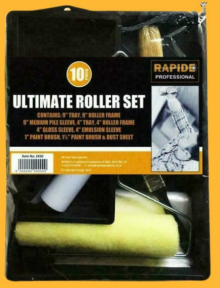 10 Piece Pro Paint Roller Set