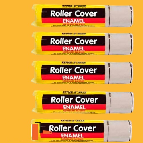 Paint Roller Cover Uni Pro Enamel Mohair Pack Of 5