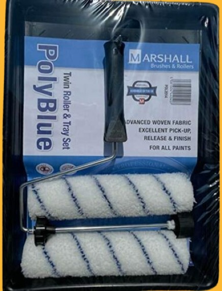 Marshall PolyBlue High Quality Twin Roller Tray Set