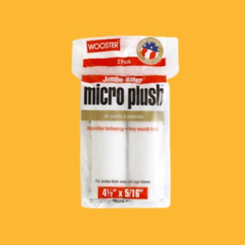 Wooster Micro Flush Mini 4.5 Inch Roller Sleeve X 2
