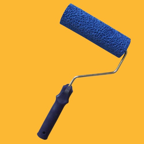 8 Inch Pattern Wall Painting Roller With Plastic Handle