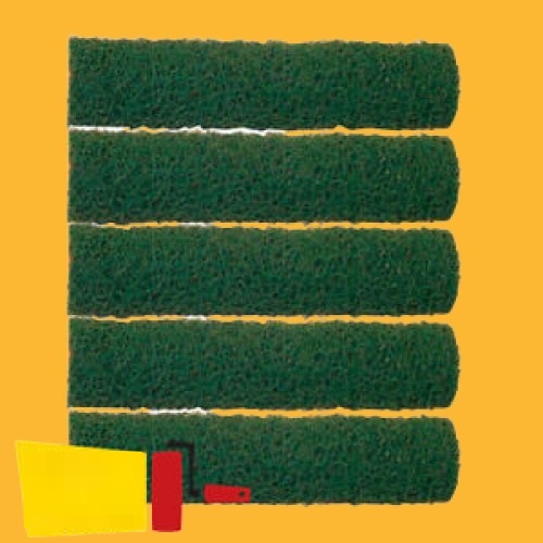Oldfields Coarse Texture Green Rollers 270mm Pack Of 5