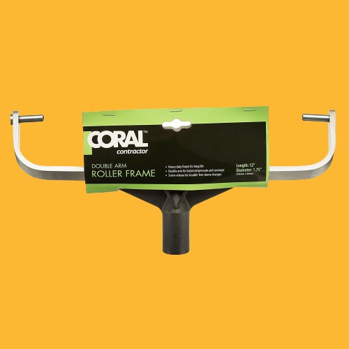 Coral 12 Inch Double Arm Fixed Endurance Paint Roller Frame