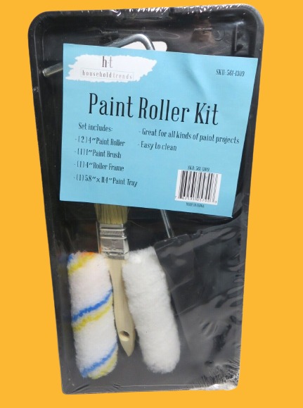Household Trends Mini Paint Roller Kit 4 Inch