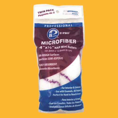 Premier Microfiber Roller 4 Inch Pack 2