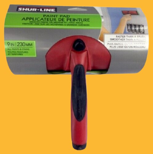 Shur-Line 9 Inch Beveled Edge Paint Pad Tool With Premium Handle